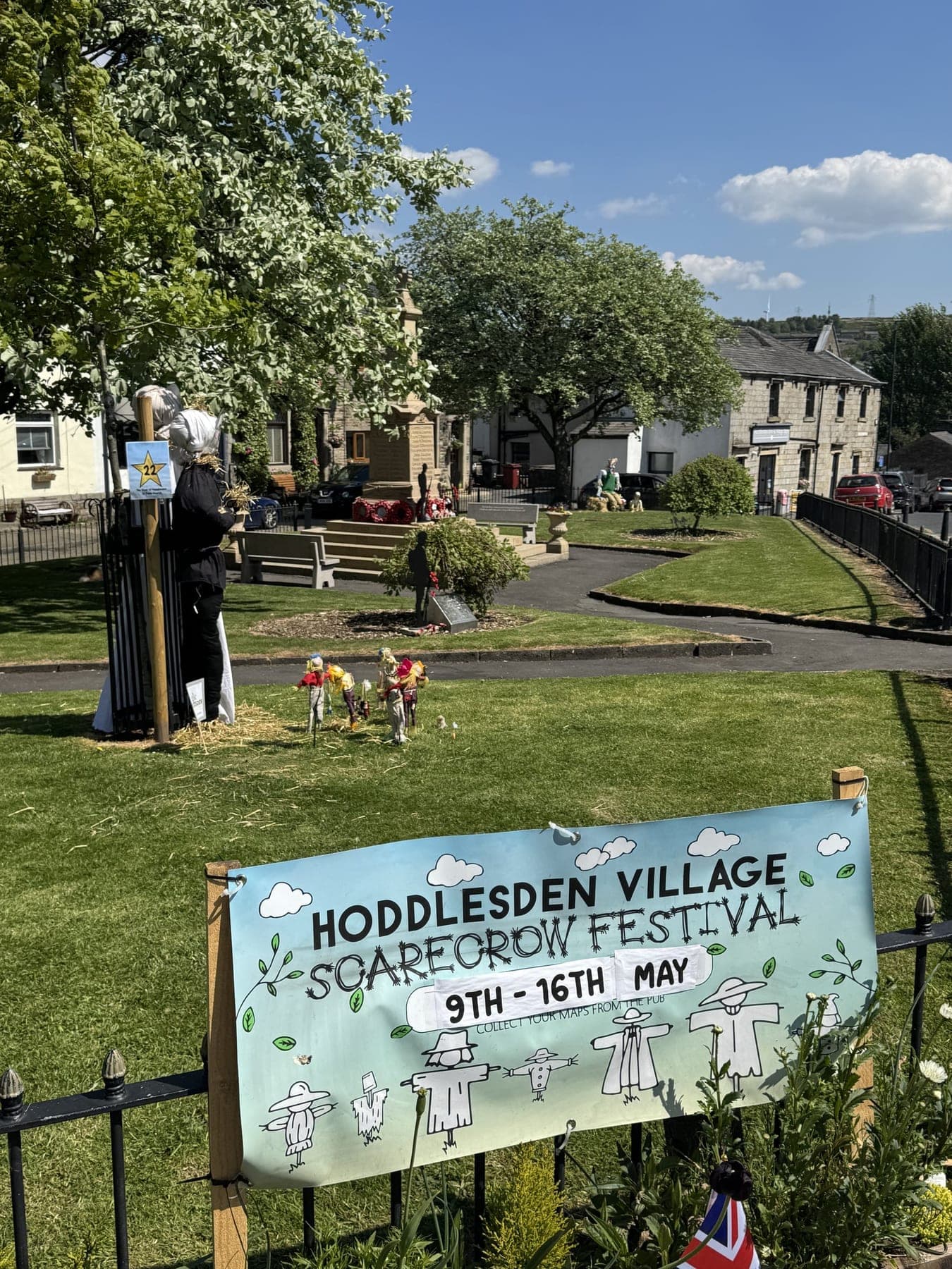 Hoddlesden village scarecrow festival